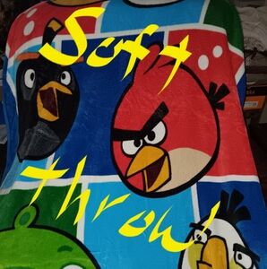 Angry Birds Soft Throw Blanket